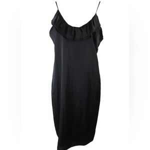 BCBGeneration Black Ruffle Dress